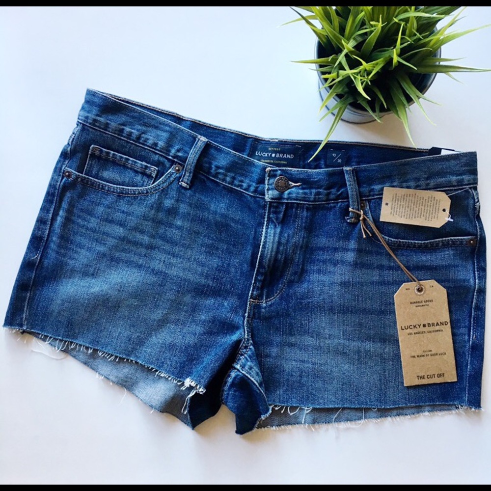Lucky Brand Women’s Jean Denim Shorts Size 10(30)